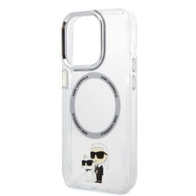 Karl Lagerfeld iPhone 14 Pro Magsafe Transparent Hårdskal