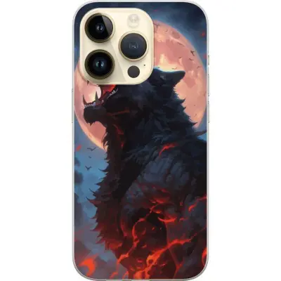 Mobilskal till Apple iPhone 14 Pro med Ylande varg