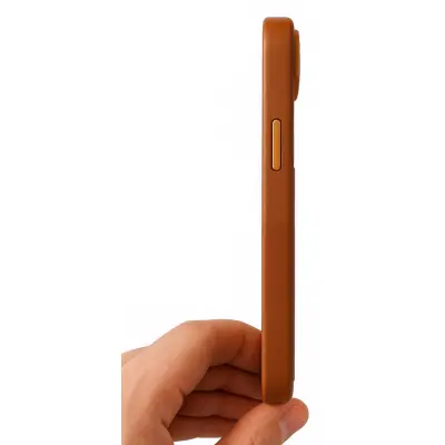 Moobio Leather Card Case (iPhone 14 Pro) - Brun