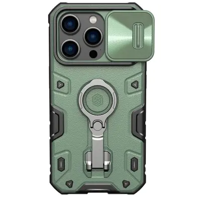 Nillkin CamShield Armor Pro (iPhone 14 Pro) - Grön