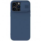 Nillkin iPhone 14 Pro Skal CamShield Silky Silicone - Blå