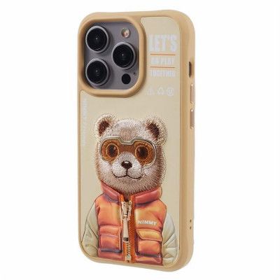NIMMY iPhone 14 Pro Mobilskal Glasses Pet Gen 2 - Bear
