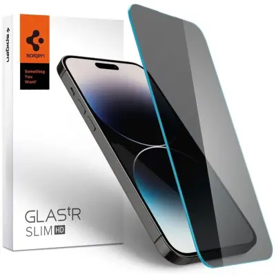 Spigen GLAS.tR Slim HD Privacy Sensor Protection (iPhone 14 Pro)