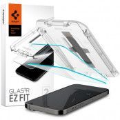 Spigen iPhone 14 Pro Härdat Glas Skärmskydd Ez-Fit 2-Pack - Clear