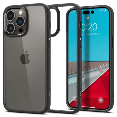 Spigen iPhone 14 Pro Skal Ultra Hybrid - Matte Svart