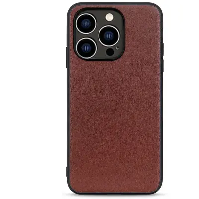 Trolsk Brunt Läderskal (iPhone 14 Pro)