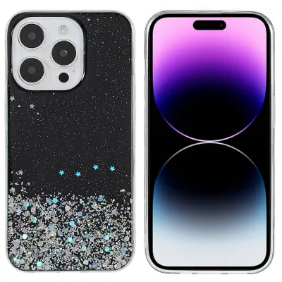 Trolsk Starry Sky Glitter Case (iPhone 14 Pro) - Vit