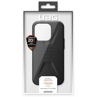 UAG Civilian Cover (iPhone 14 Pro) - Blå