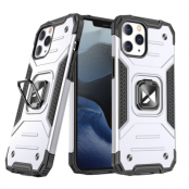 Wozinsky iPhone 14 Pro Mobilskal Ringhållare Armor - Silver