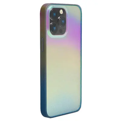 X-LEVEL iPhone 14 Pro Mobilskal Aurora Laser Shockproof Svart