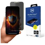 3MK iPhone 14 Plastfilm Skärmskydd Privacy Silky Matt - Svart