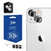 3MK iPhone 14 Silver Kameraskydd Hybrid Glas Lens Protection
