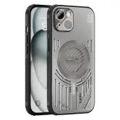 ABEEL iPhone 14 Magnetiskt Fodral Aluminium + PC + TPU - Grå