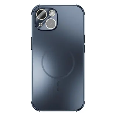 ABEEL iPhone 14 Magnetiskt Mobilskal TPU PC Kyl Matt Blå