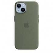 Apple iPhone 14 Silikonskal med MagSafe - Oliv