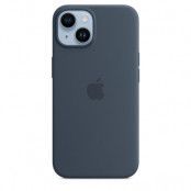 Apple iPhone 14 Silikonskal med MagSafe - Stormblå