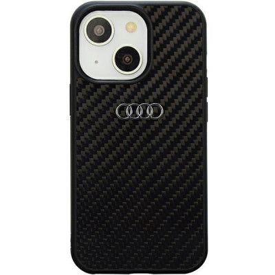 Audi iPhone 14 Mobilskal Carbon Fiber - Svart