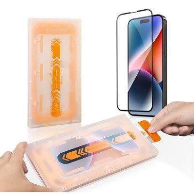 Auto Dust Removal iPhone 14 Härdat Glas Skärmskydd