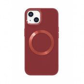 BOOM iPhone 14 Skal Magsafe Liquid Silicone - Röd