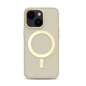 BOOM iPhone 14 Magsafe Läderskal - Beige