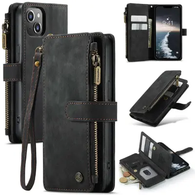CaseMe C30 Wallet Cover (iPhone 14) - Röd