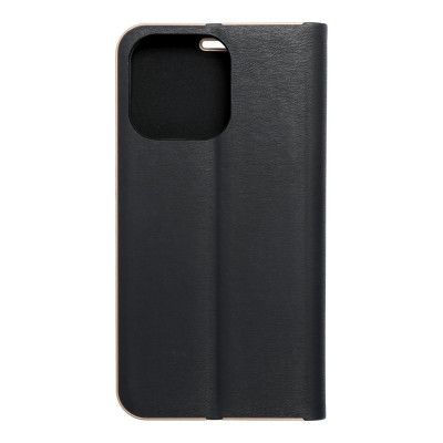 Forcell iPhone 14 Plånboksfodral Luna Gold Svart