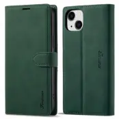 FORWENW iPhone 14 F1 Series Plånboksfodral i Konstläder - Grön