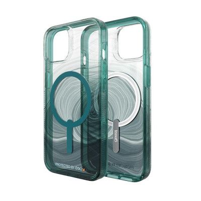 Gear4 iPhone 14 Skal Milan Snap - Grön Swirl