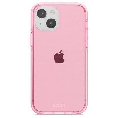 Holdit iPhone 14 Skal Seethru - Bright Rosa