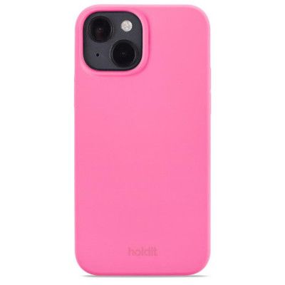 Holdit iPhone 14 Skal Silicone - Bright Rosa