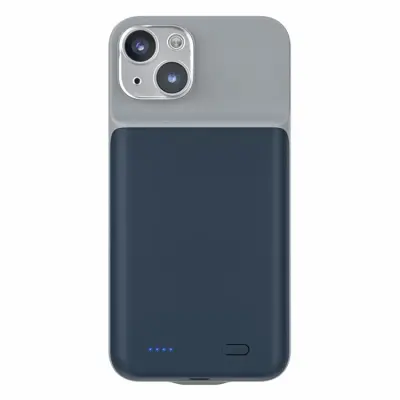 iPhone 14 Batteriskal 6800mAh T43 - Blå