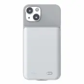 iPhone 14 Batteriskal 6800mAh T43 - Vit