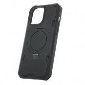 iPhone 14 Fodral Defender Mag Ring Svart  Skyddande Skalet