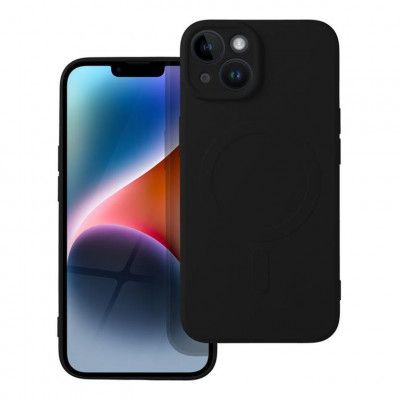 iPhone 14 Magsafe Skal Silikon - Svart