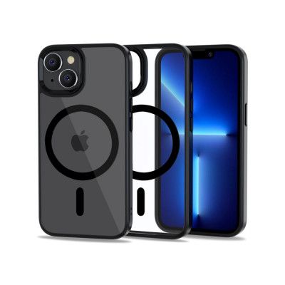 Tech-Protect iPhone 14 Magsafe Skal - Svart/Clear