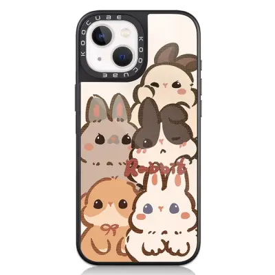 iPhone 14 Mobilskal MagSafe Aluminium Silikon (Style A)