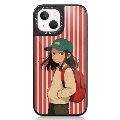 iPhone 14 Mobilskal MagSafe Aluminium Silikon (Style C)