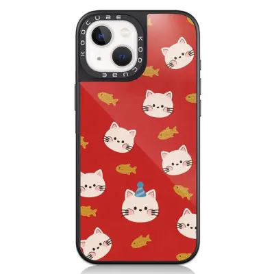 iPhone 14 Mobilskal MagSafe Aluminium Silikon (Style W)