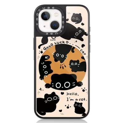 iPhone 14 Mobilskal MagSafe Aluminium Silikon (Style Z)