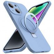 iPhone 14 Mobilskal Magsafe Liquid Silikon - Ljusblå