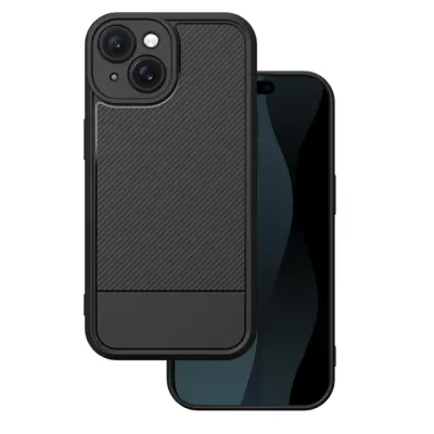 iPhone 14 Mobilskal Simple Carbon - Svart