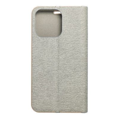 Forcell iPhone 14 Plånboksfodral Luna Gold Silver