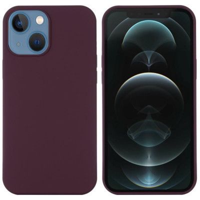 iPhone 14 Skal Magsafe Silicone Ultra Slim - Vin Röd