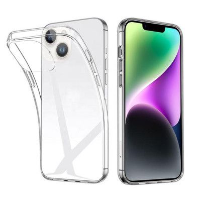 iPhone 14 Skal Ultra Slim 0.5mm TPU - Transparent