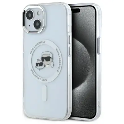 Karl Lagerfeld iPhone 14 Mobilskal MagSafe IML Choupette Edition