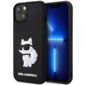 Karl Lagerfeld iPhone 14 Mobilskal Rubber Choupette 3D