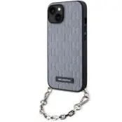 KARL LAGERFELD iPhone 14 Mobilskal Saffiano MonogramChain