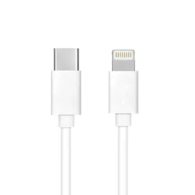 USB-C till Lightning kabel 1m - Vit