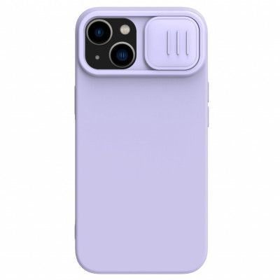 Nillkin iPhone 14 Skal CamShield Silky Silicone - Lila