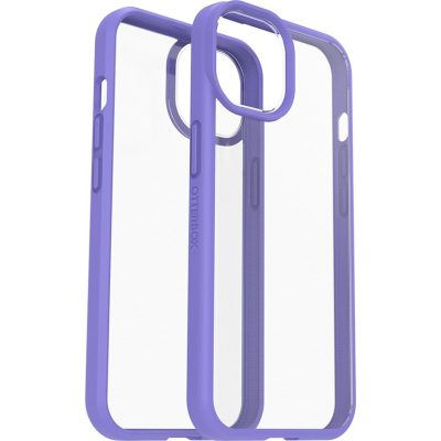 Otterbox iPhone 14 Skal React - Transparent/Lila